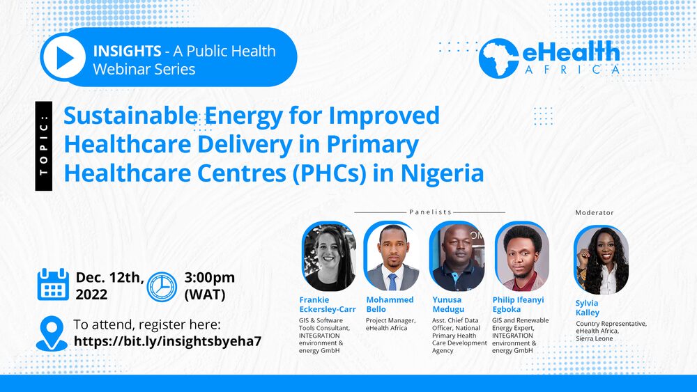 INSIGHTS – Sustainable Energy for Improved Healthcare Delivery in Primary Healthcare Centres (PHCs) in Nigeria