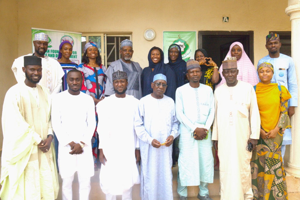 eHealth Africa team after a meeting with Sultan Foundation for Peace and Development in Sokoto