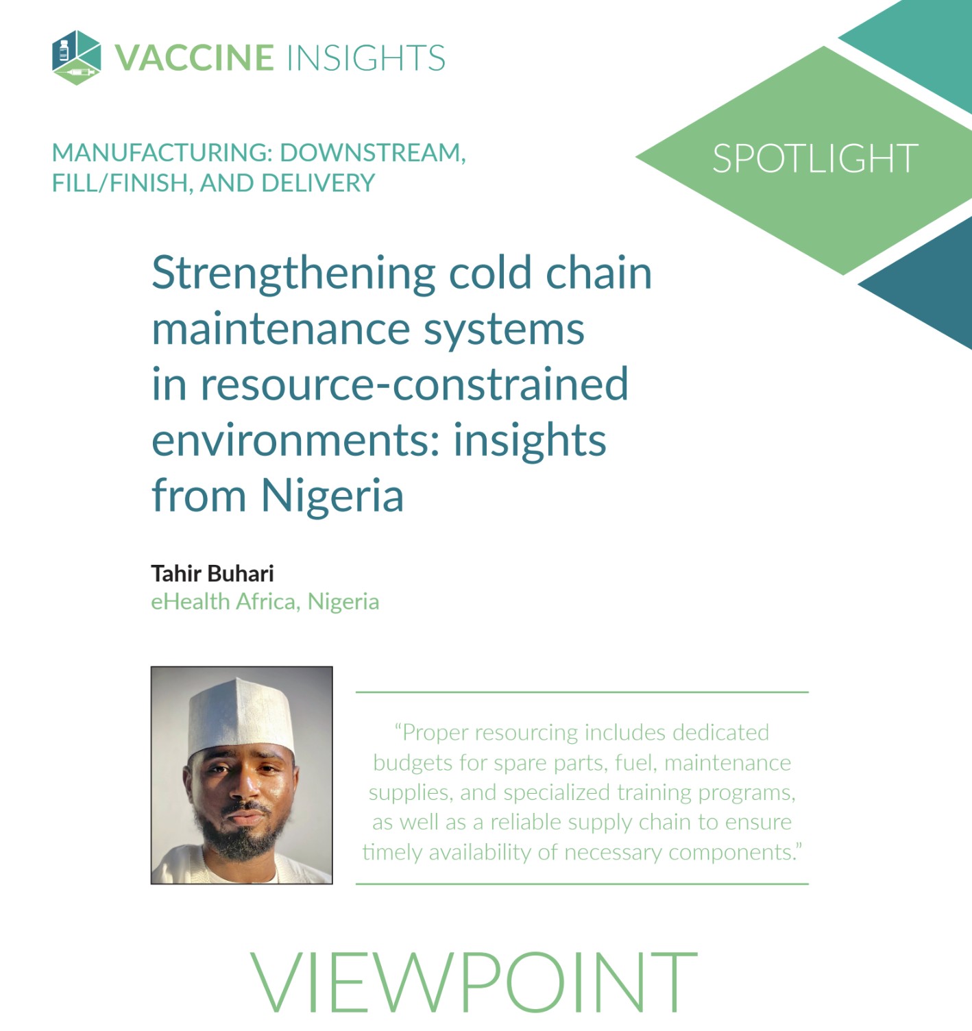 Coldchain maintenance
