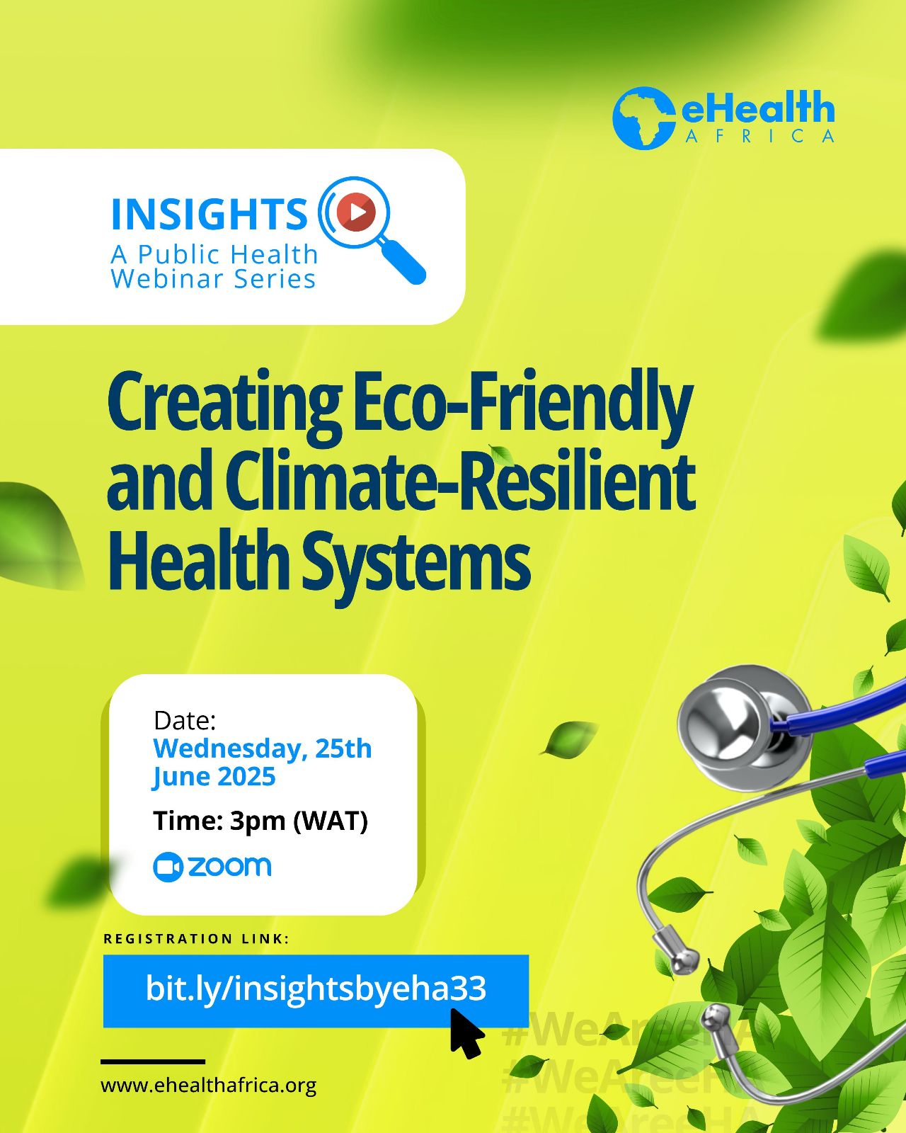 Creating Eco-Friendly and climate-resilient health systems